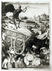 Ms.Fr.594 fol.135 Dødens triumf fra 